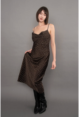 RD Style RD Style - Cartier Printed Satin Cowl (Chocolate Torte)