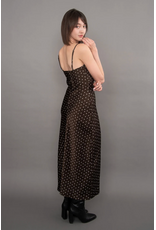 RD Style RD Style - Cartier Printed Satin Cowl (Chocolate Torte)