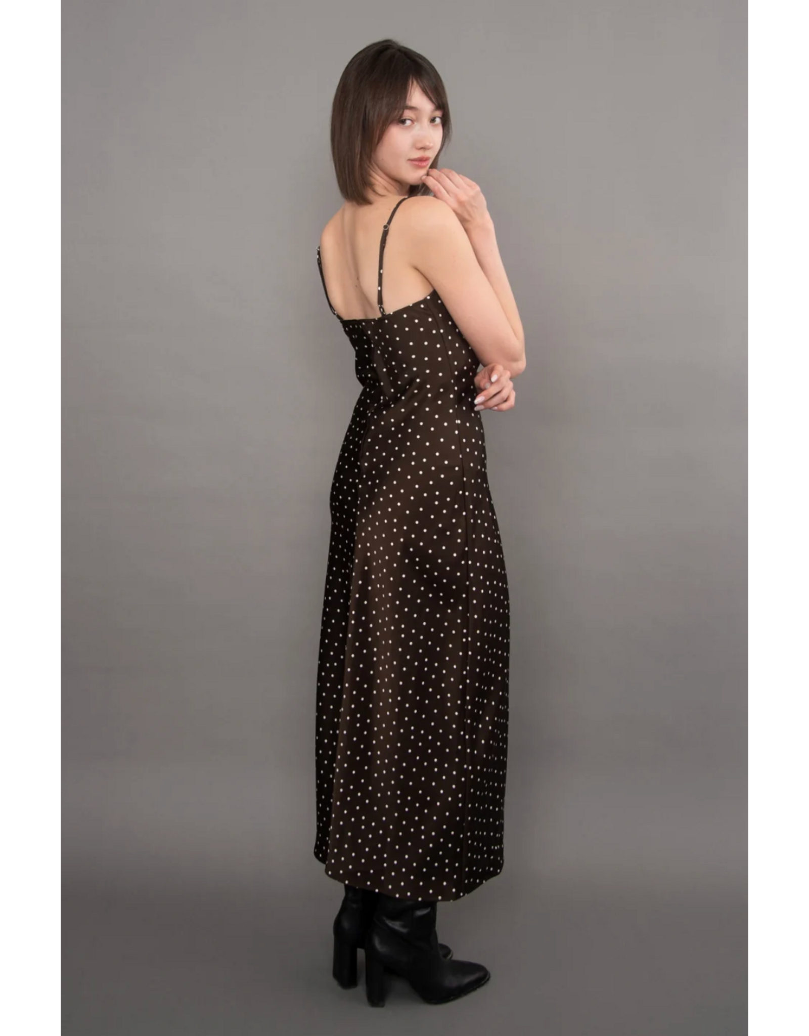 RD Style RD Style - Cartier Printed Satin Cowl (Chocolate Torte)
