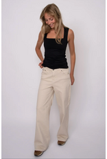 RD Style RD Style - Davinci Signature Second Skin Square Neck Ruched Top (Black)