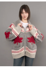 RD Style RD Style - Daria Shawl Collar Zip Up Sweater (Grey)