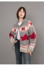 RD Style RD Style - Daria Shawl Collar Zip Up Sweater (Grey)