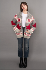 RD Style RD Style - Daria Shawl Collar Zip Up Sweater (Grey)