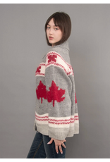 RD Style RD Style - Daria Shawl Collar Zip Up Sweater (Grey)