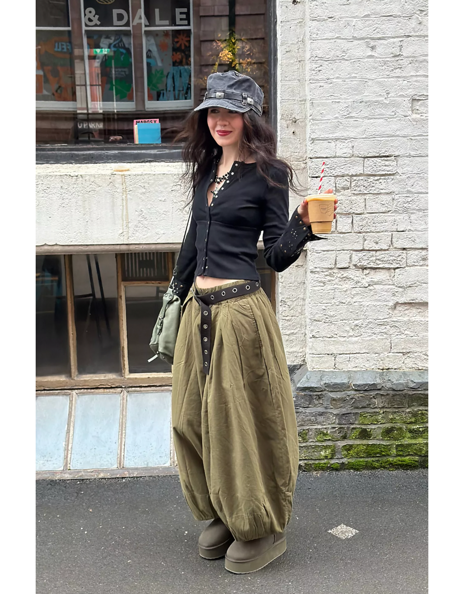 Free people Free People - Moonflower Pull-On Balloon Pants (Sage)