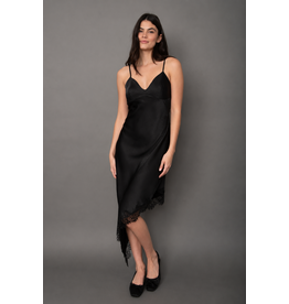 RD Style RD Style - Colette Satin w/ Lace Trim (Black / Black)