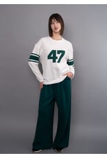 RD Style RD Style - Olympia Long Sleeve Top with Applique (Ecru Green)