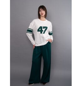 RD Style RD Style - Olympia Long Sleeve Top with Applique (Ecru Green)