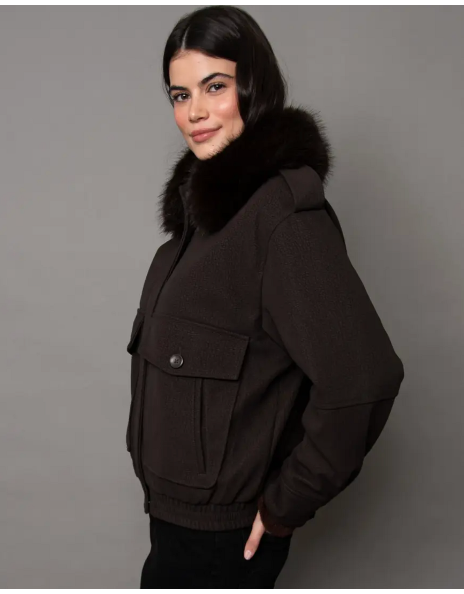 RD Style RD Style - Mikaya Faux Leather Jacket (Brown)