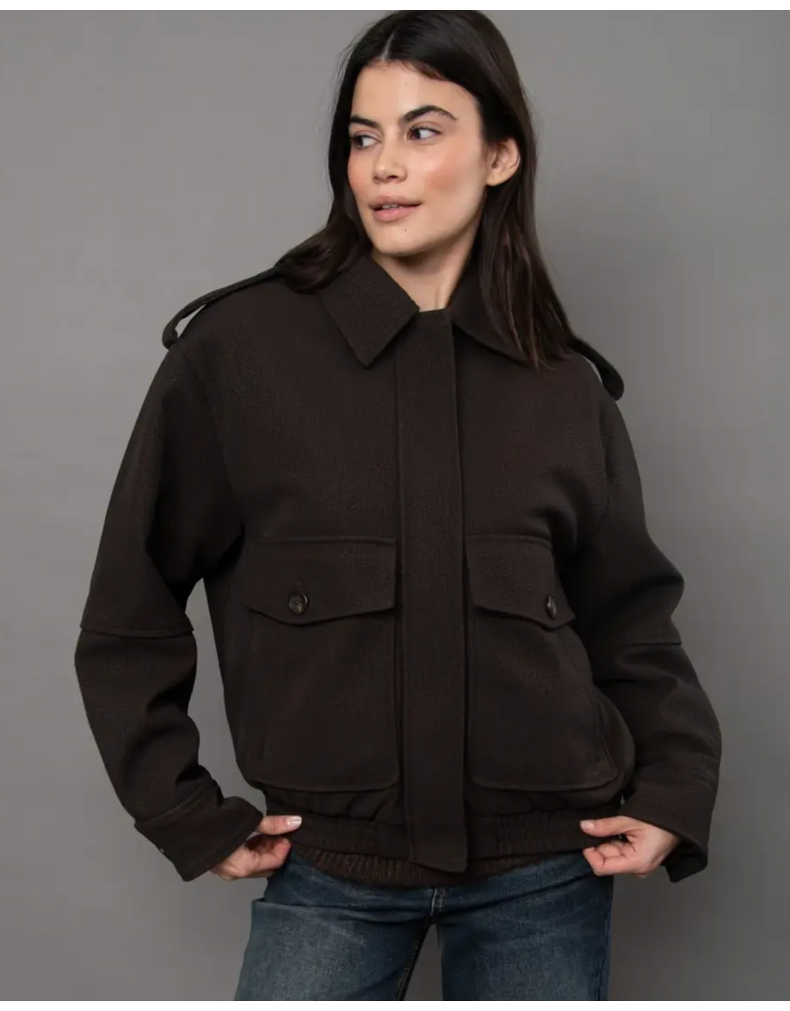 RD Style RD Style - Mikaya Faux Leather Jacket (Brown)