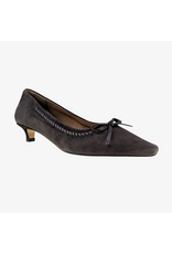 Ateliers Ateliers - Bice Suede Kitten Heel Pump (Coffee)