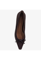 Ateliers Ateliers - Bice Suede Kitten Heel Pump (Coffee)