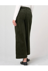 Liverpool Liverpool - Mid-Rise Crop Wide Leg w/ Pintuck (Hunter Green)