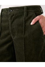 Liverpool Liverpool - Mid-Rise Crop Wide Leg w/ Pintuck (Hunter Green)