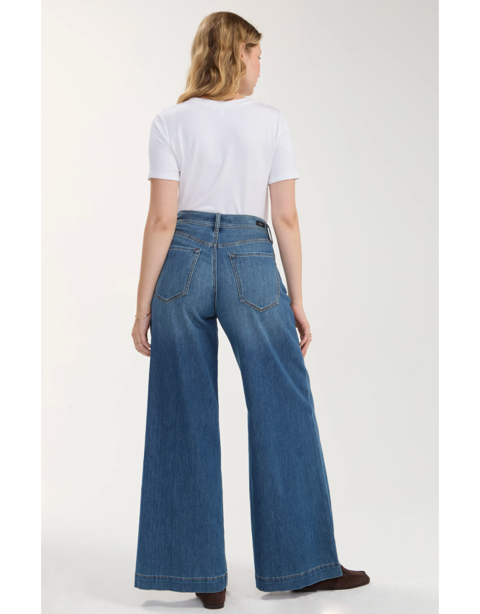 Liverpool Liverpool - Kit Relaxed Wide Leg Jean (Autumn Fade)