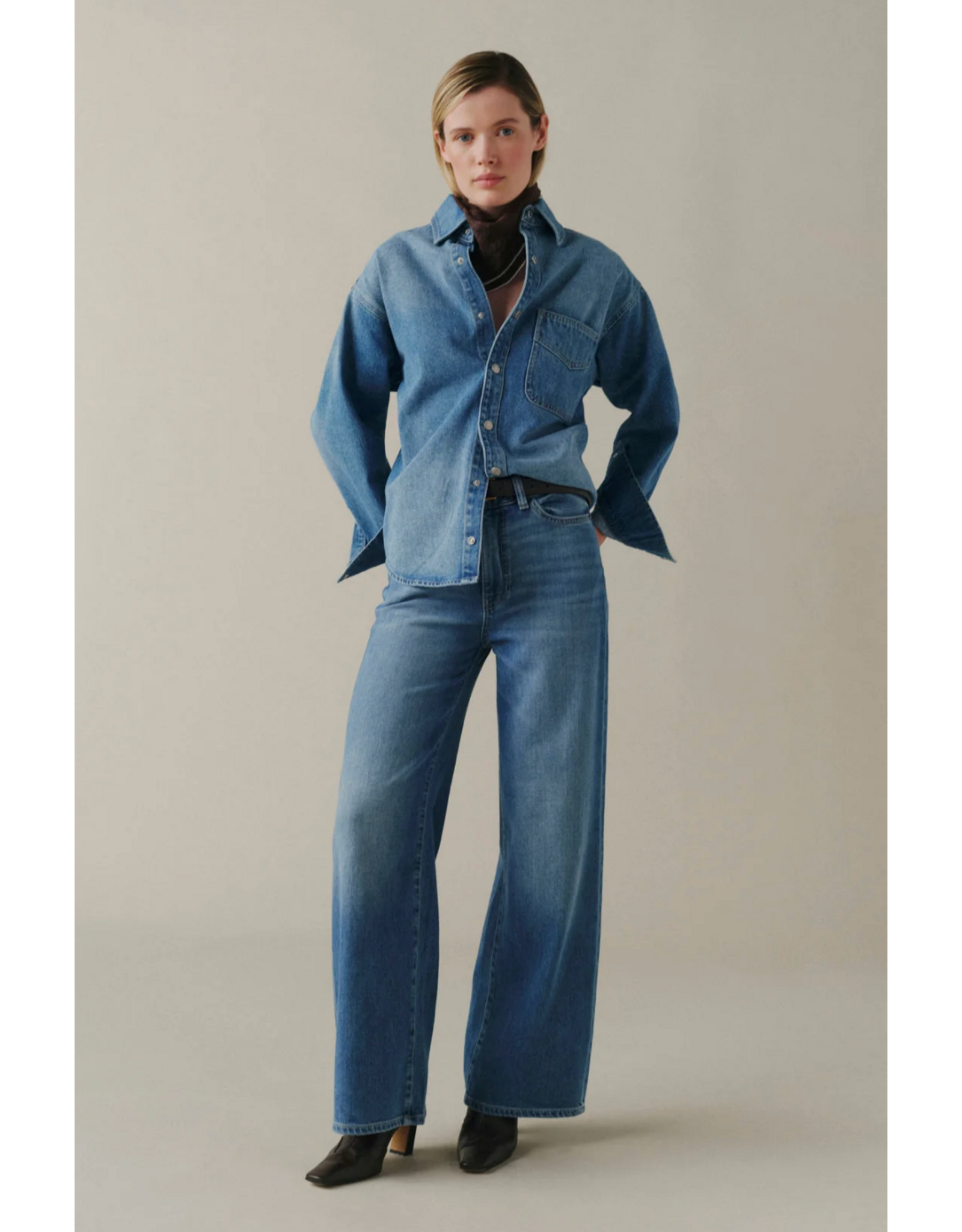 WARP + WEFT WARP + WEFT - Chi Town Denim Jacket (Pretty Please)