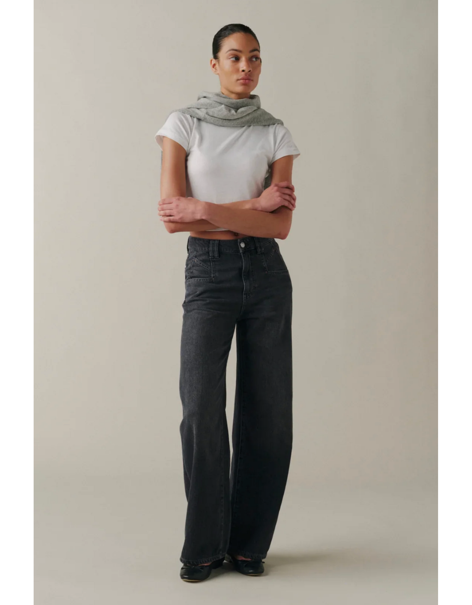 WARP + WEFT WARP + WEFT - NCE Wide Leg (Greyscale)