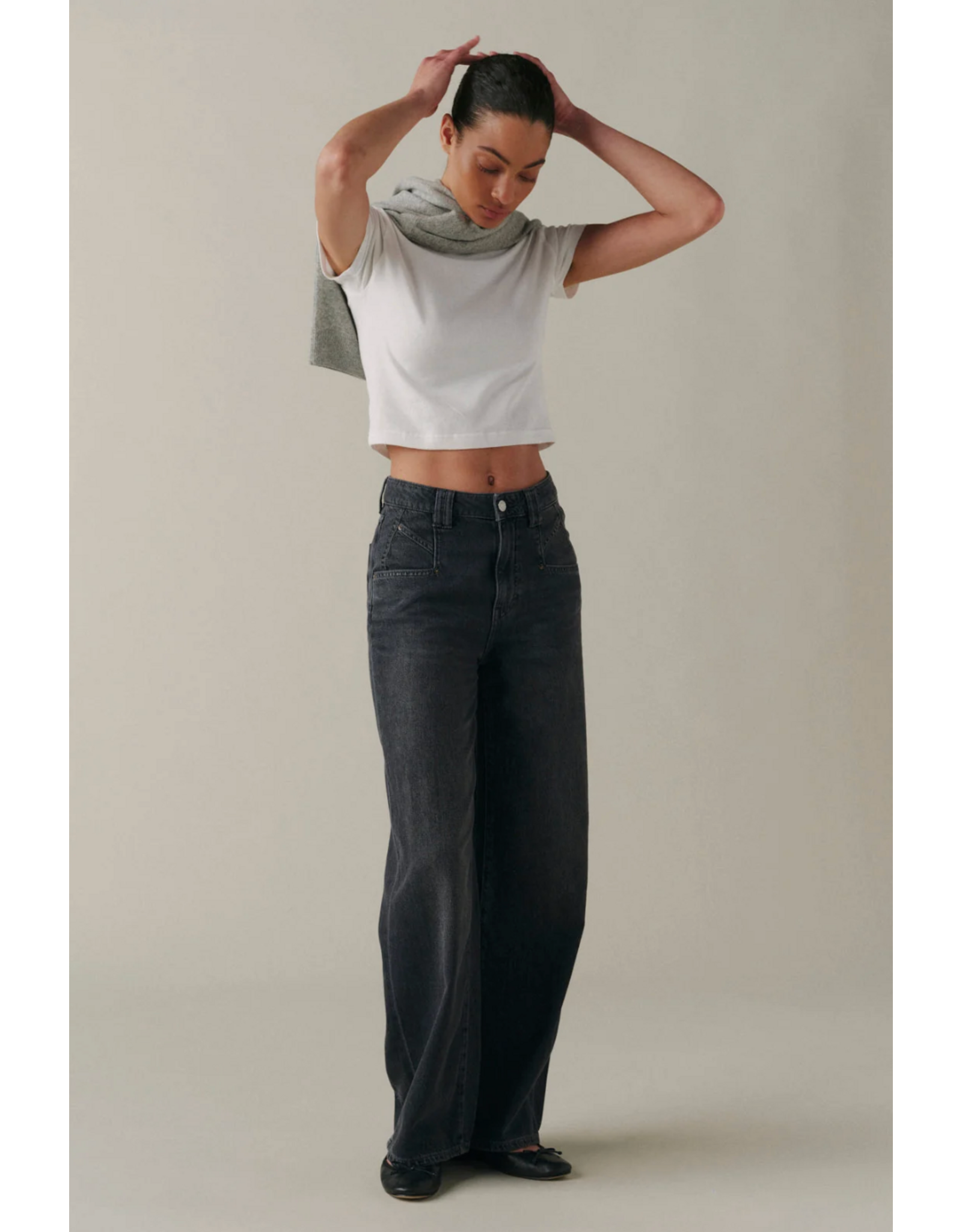 WARP + WEFT WARP + WEFT - NCE Wide Leg (Greyscale)