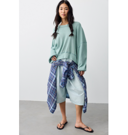 Free people Free People - Free People Skyline Thermal (Aqua)
