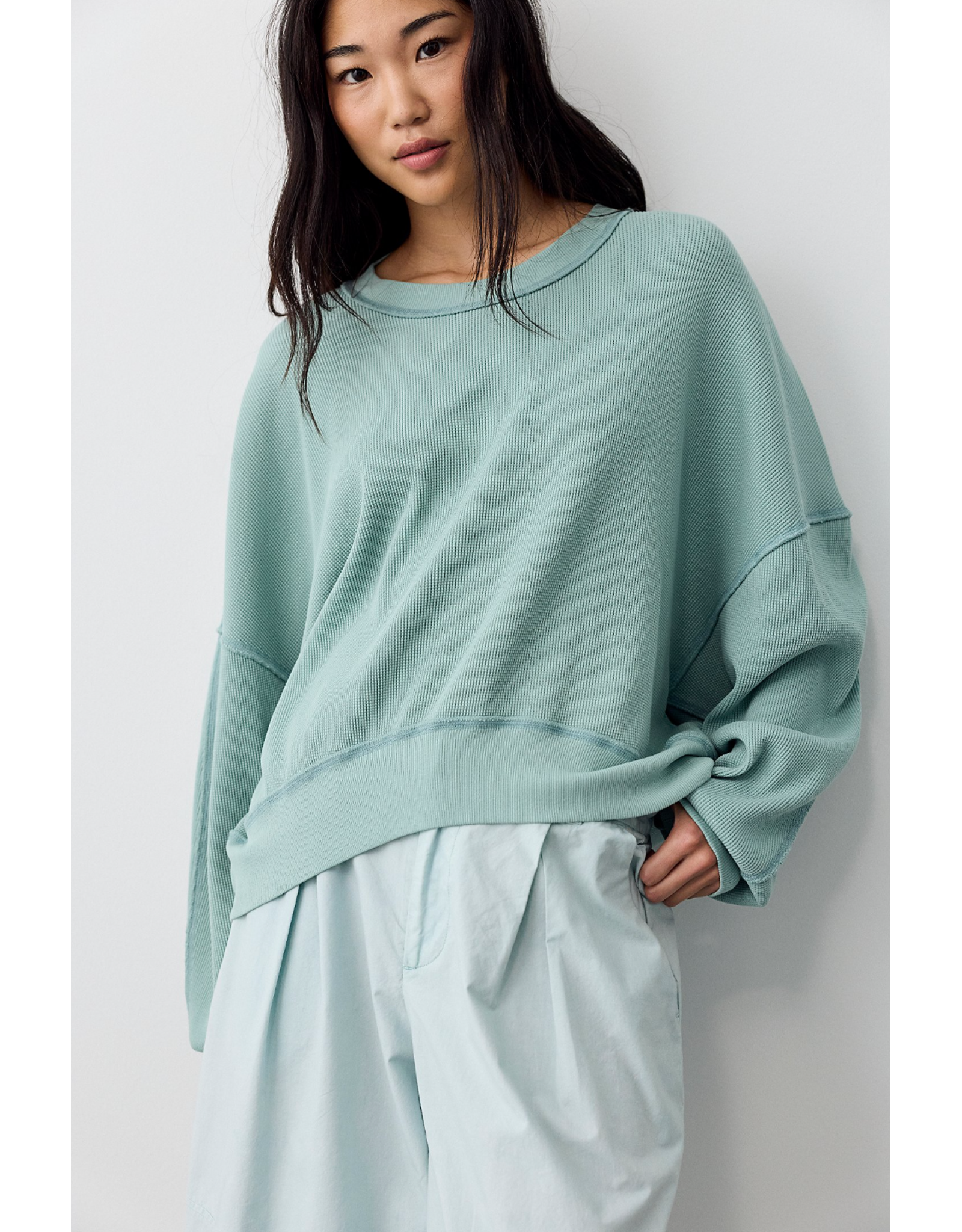 Free people Free People - Free People Skyline Thermal (Aqua)