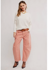 Free people Free People - Good Luck Midrise Barrel Jean (Desert Petal)