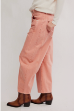 Free people Free People - Good Luck Midrise Barrel Jean (Desert Petal)