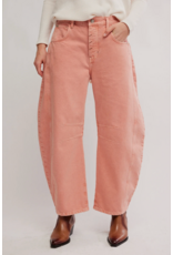 Free people Free People - Good Luck Midrise Barrel Jean (Desert Petal)
