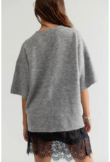 Free people Free People -  Margot SoftSpun Sweater Tee (Heather Grey)