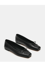 Steve Madden Steve Madden - Eleve Square Toe Ballet Flat (Black)