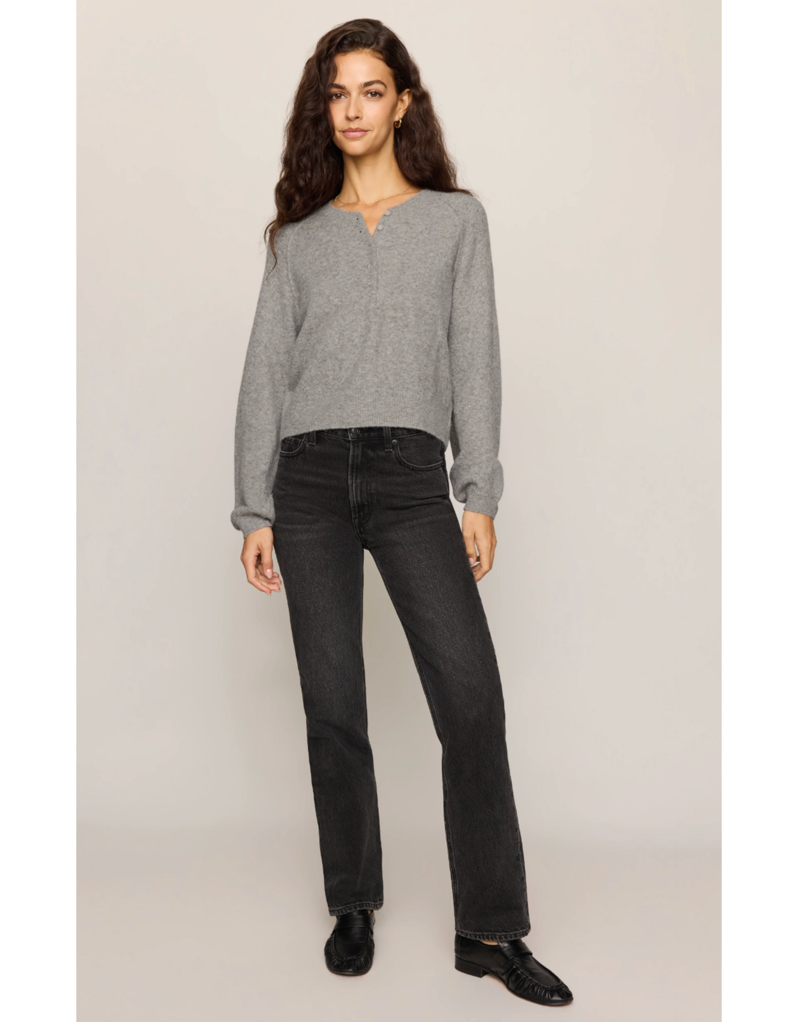 Z Supply Z Supply - Westmont Henley Sweater (Classic Heather Grey)