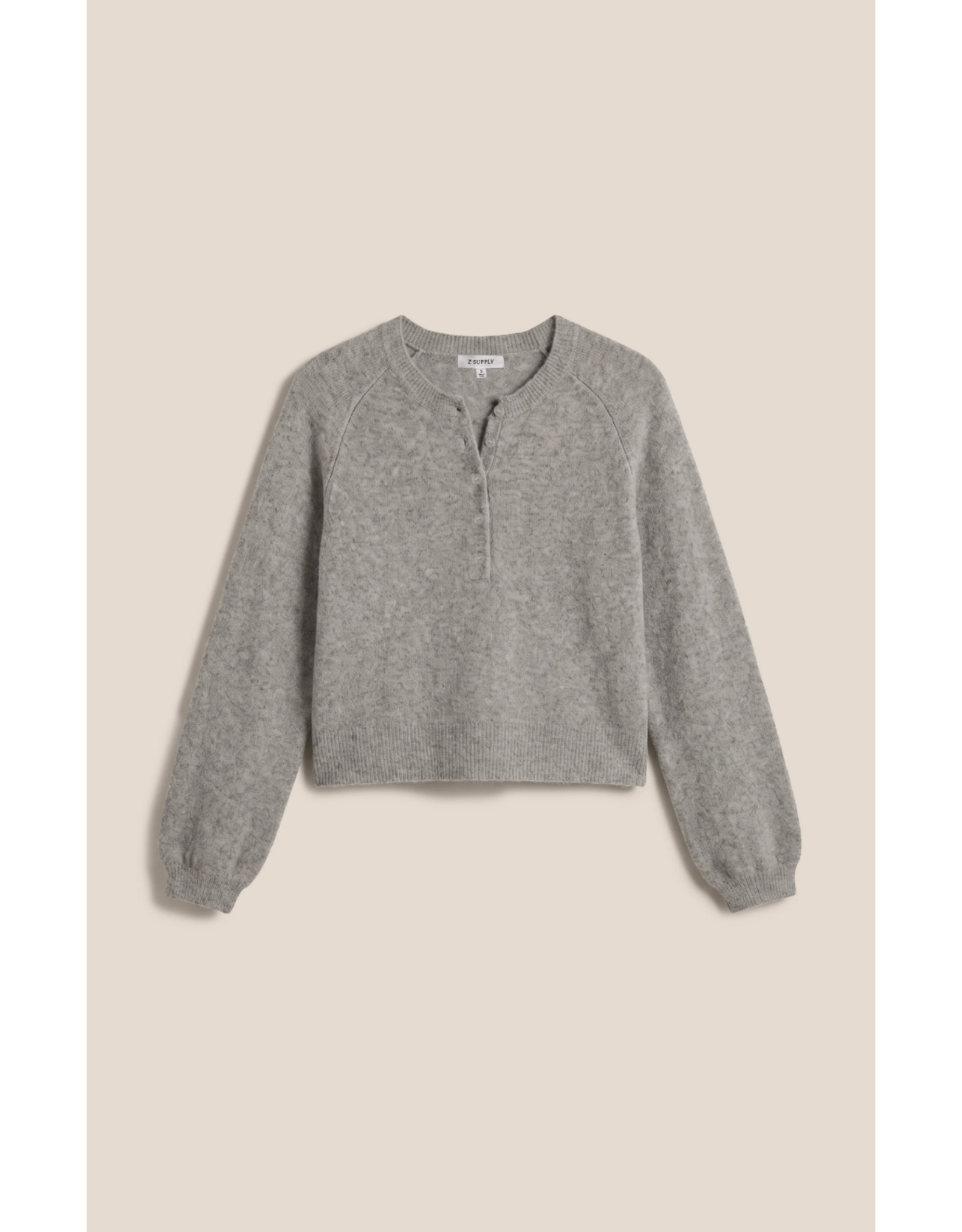 Z Supply Z Supply - Westmont Henley Sweater (Classic Heather Grey)