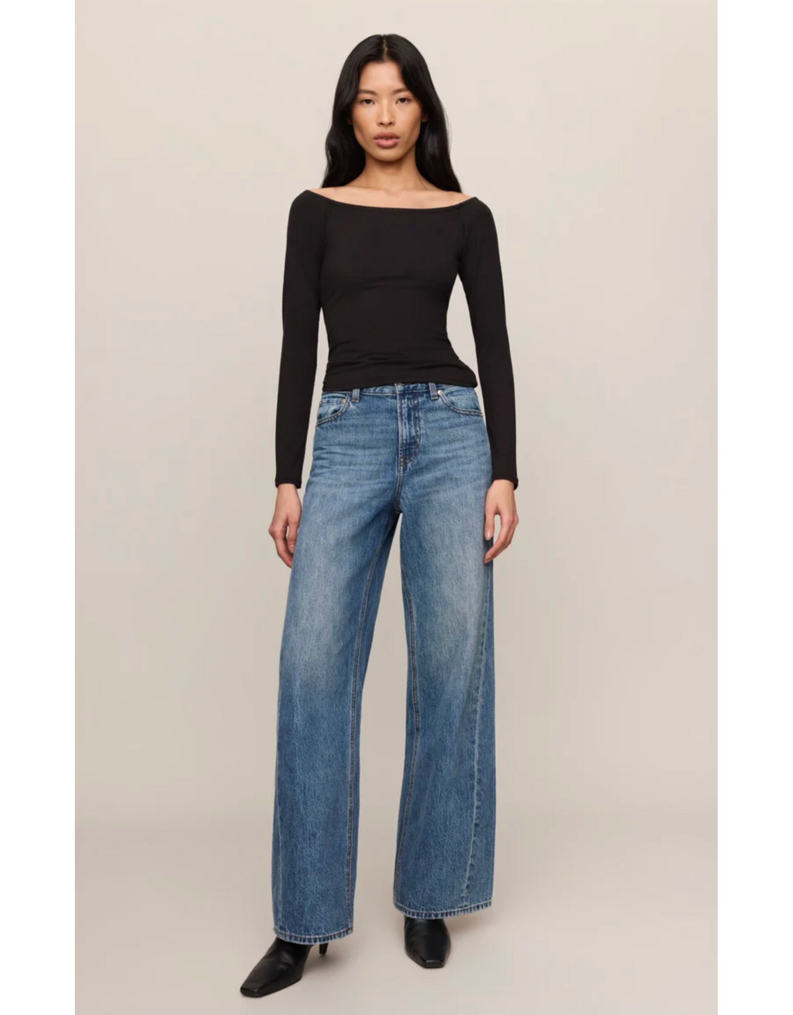 Z Supply Z Supply - Sabrina Second Skin Top (Black)