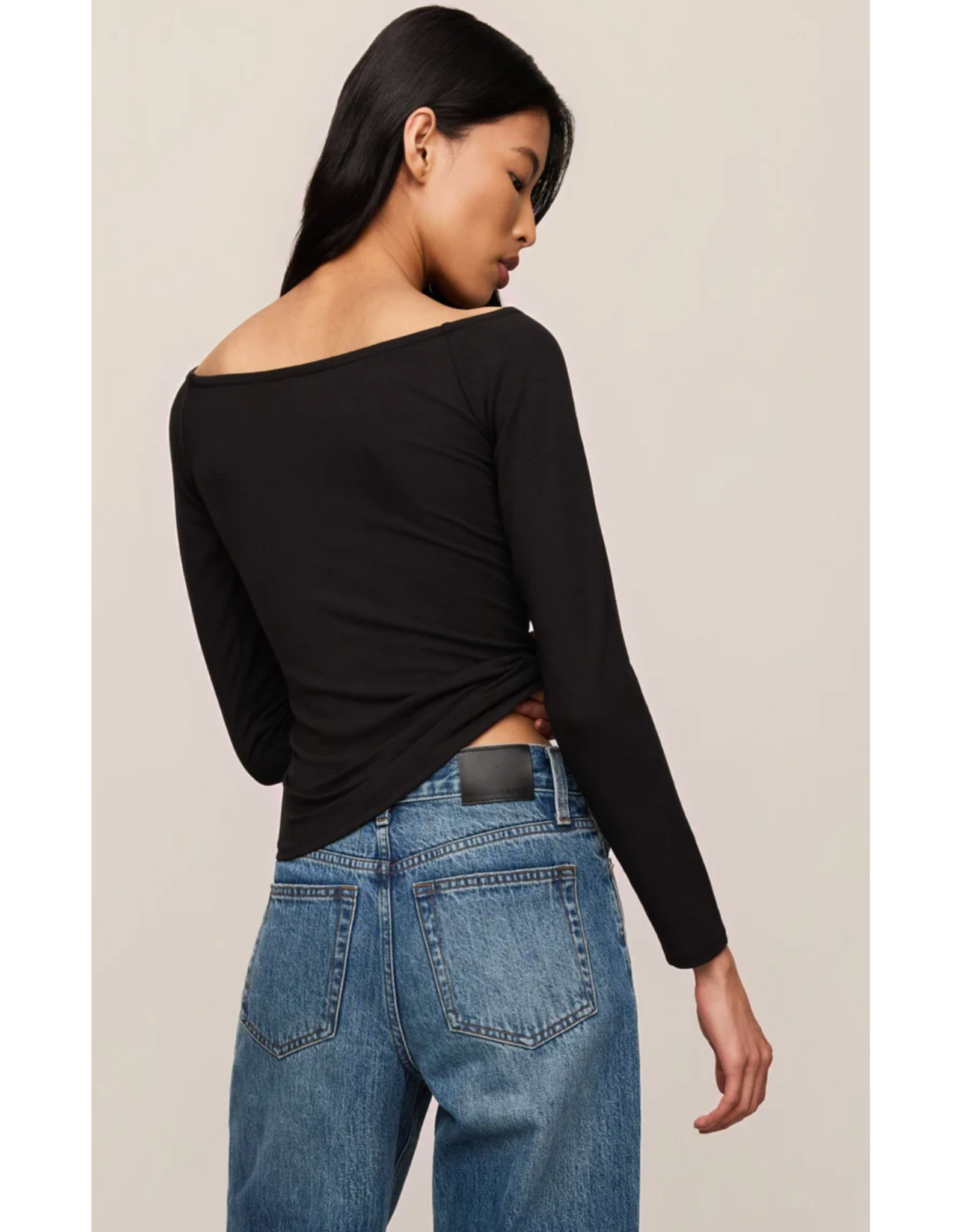 Z Supply Z Supply - Sabrina Second Skin Top (Black)