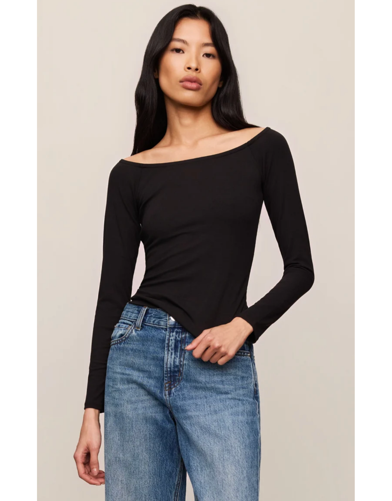 Z Supply Z Supply - Sabrina Second Skin Top (Black)