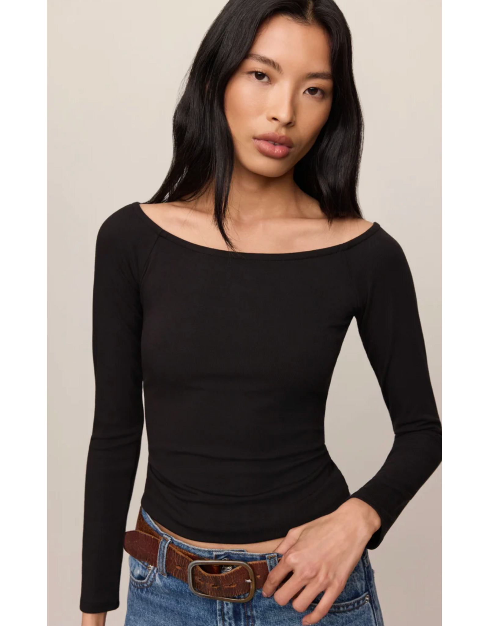 Z Supply Z Supply - Sabrina Second Skin Top (Black)