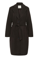 Kaffe Kaffe - Saturn Belted Jacket (Coffee Bean)