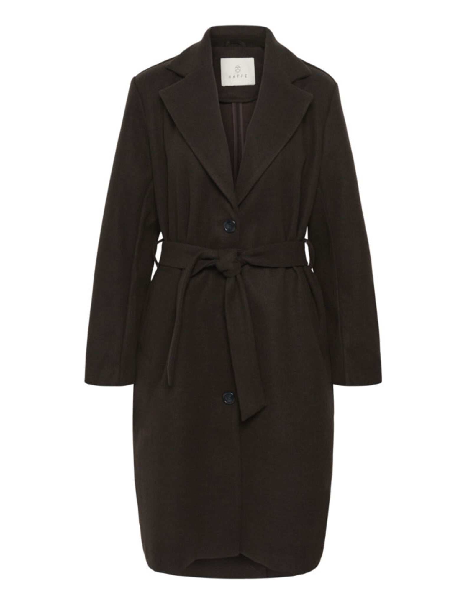 Kaffe Kaffe - Saturn Belted Jacket (Coffee Bean)