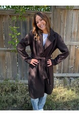 Kaffe Kaffe - Saturn Belted Jacket (Coffee Bean)