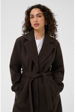Kaffe Kaffe - Saturn Belted Jacket (Coffee Bean)