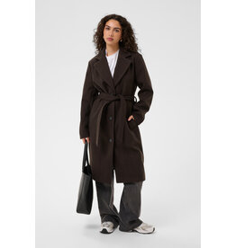 Kaffe Kaffe - Saturn Belted Jacket (Coffee Bean)