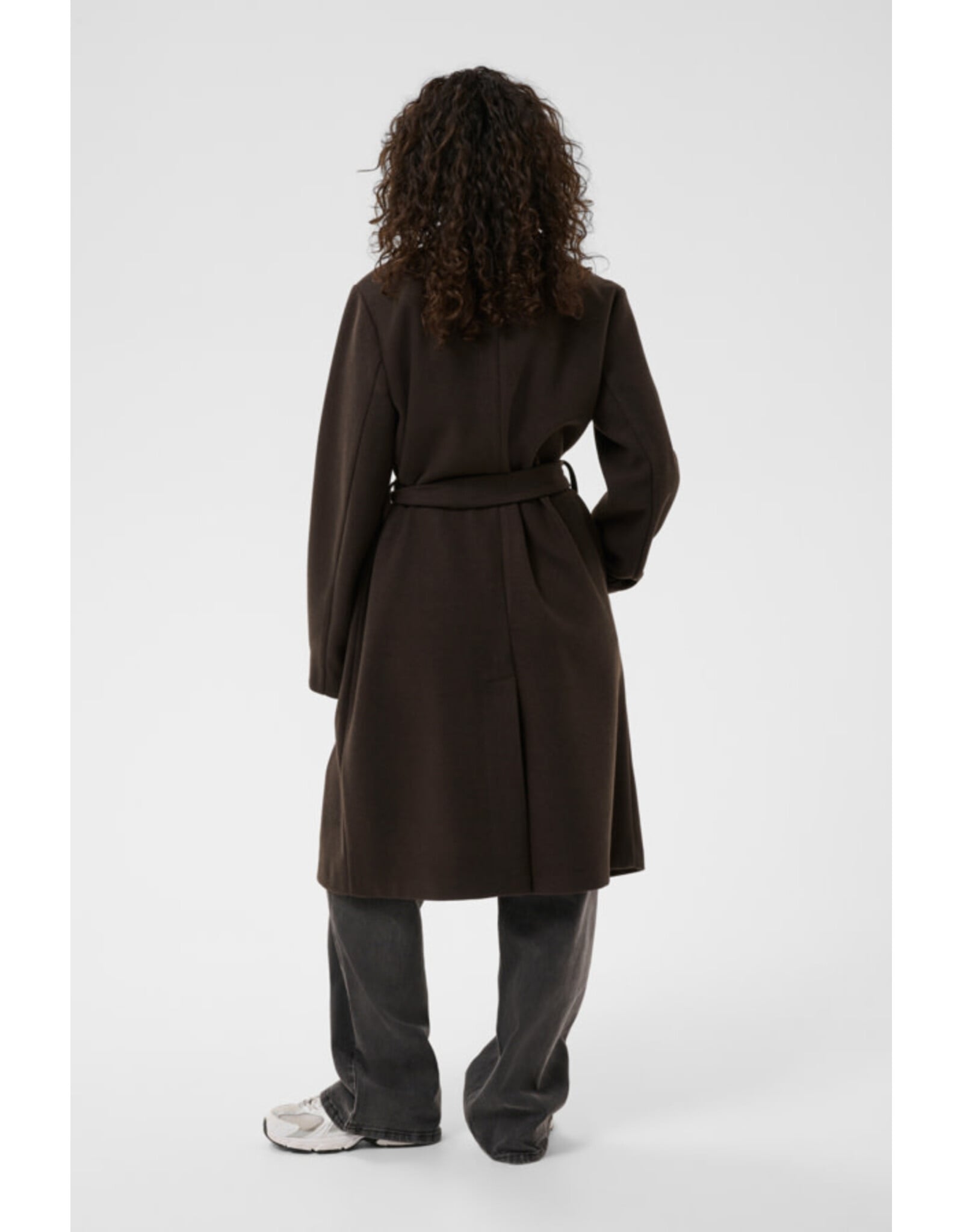 Kaffe Kaffe - Saturn Belted Jacket (Coffee Bean)