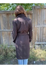 Kaffe Kaffe - Saturn Belted Jacket (Coffee Bean)