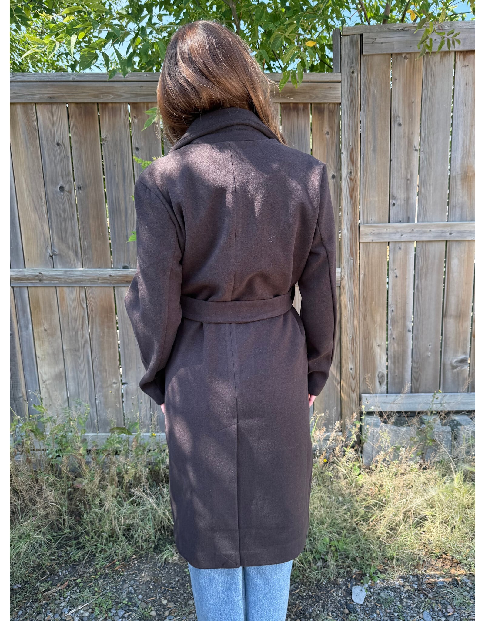 Kaffe Kaffe - Saturn Belted Jacket (Coffee Bean)