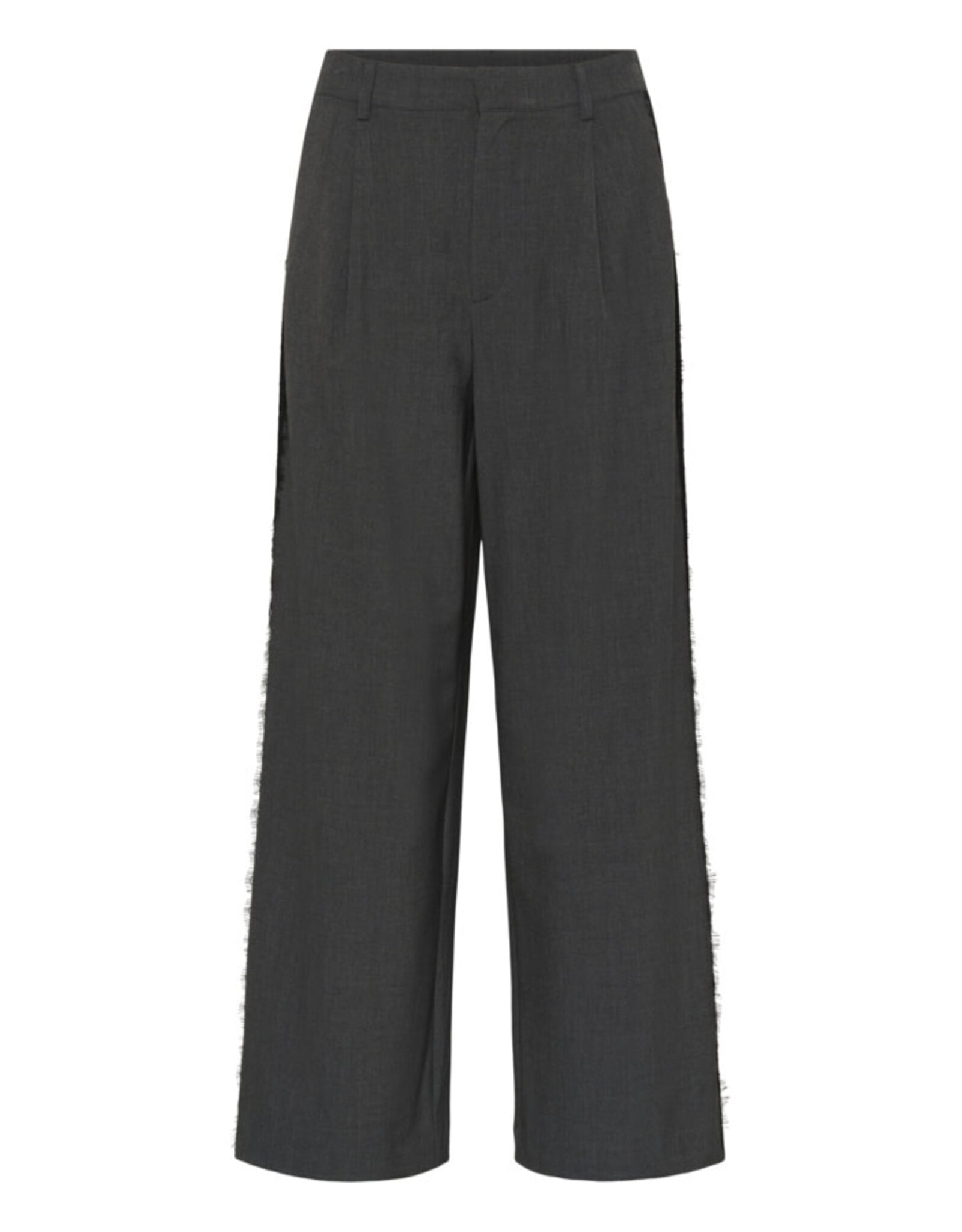 Kaffe Kaffe - Arielle Wide Pants (Dark Grey Melange)