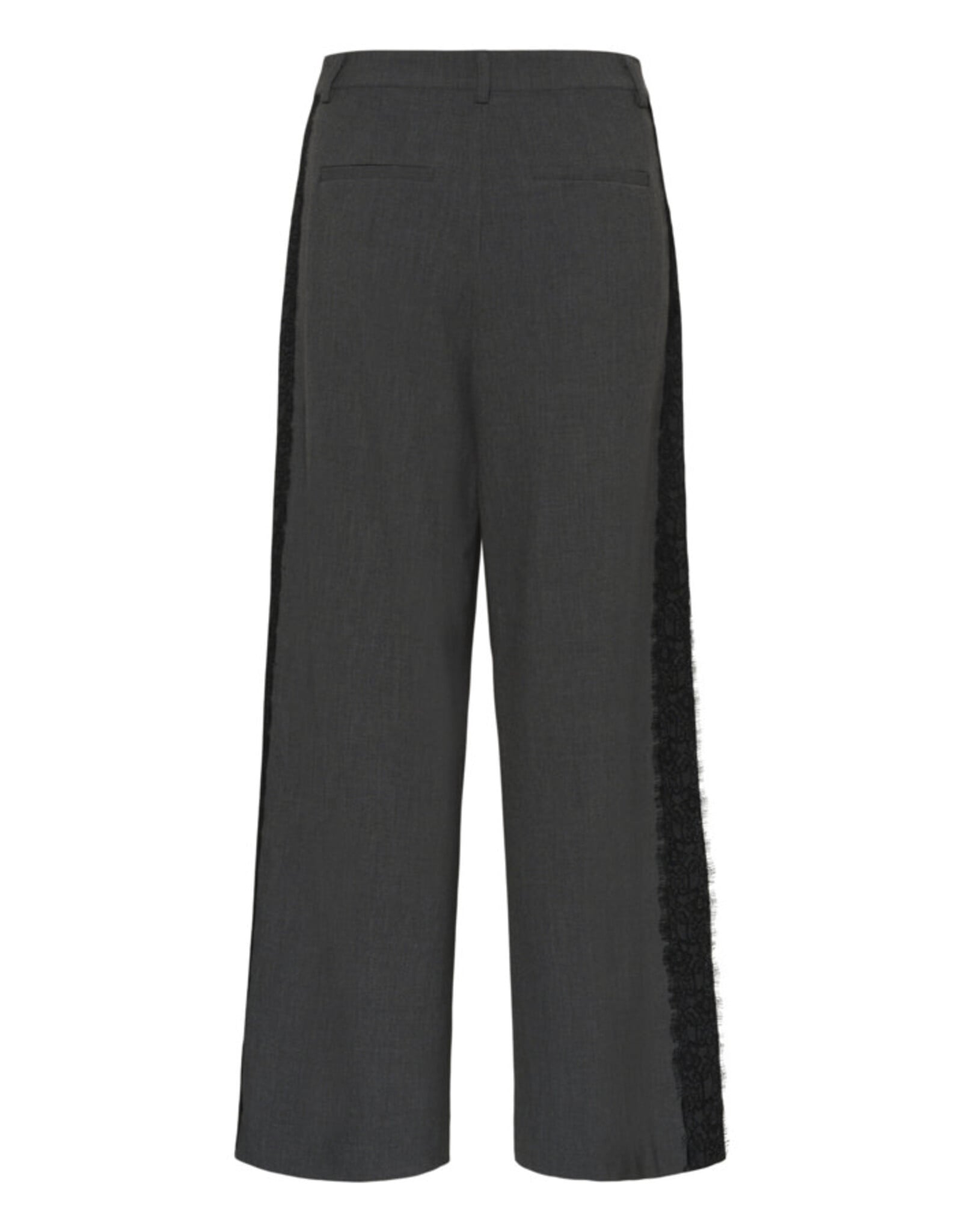 Kaffe Kaffe - Arielle Wide Pants (Dark Grey Melange)
