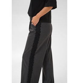 Kaffe Kaffe - Arielle Wide Pants (Dark Grey Melange)