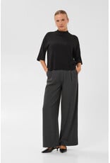 Kaffe Kaffe - Arielle Wide Pants (Dark Grey Melange)