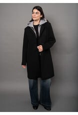 RD Style RD Style - Despina Ladies Scuba Coat (Black Grey)