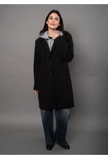 RD Style RD Style - Despina Ladies Scuba Coat (Black Grey)