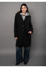 RD Style RD Style - Despina Ladies Scuba Coat (Black Grey)